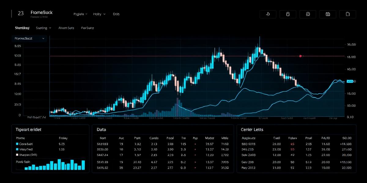 Kinetic AI research terminal showing market charts, data tables, and real-time intelligence